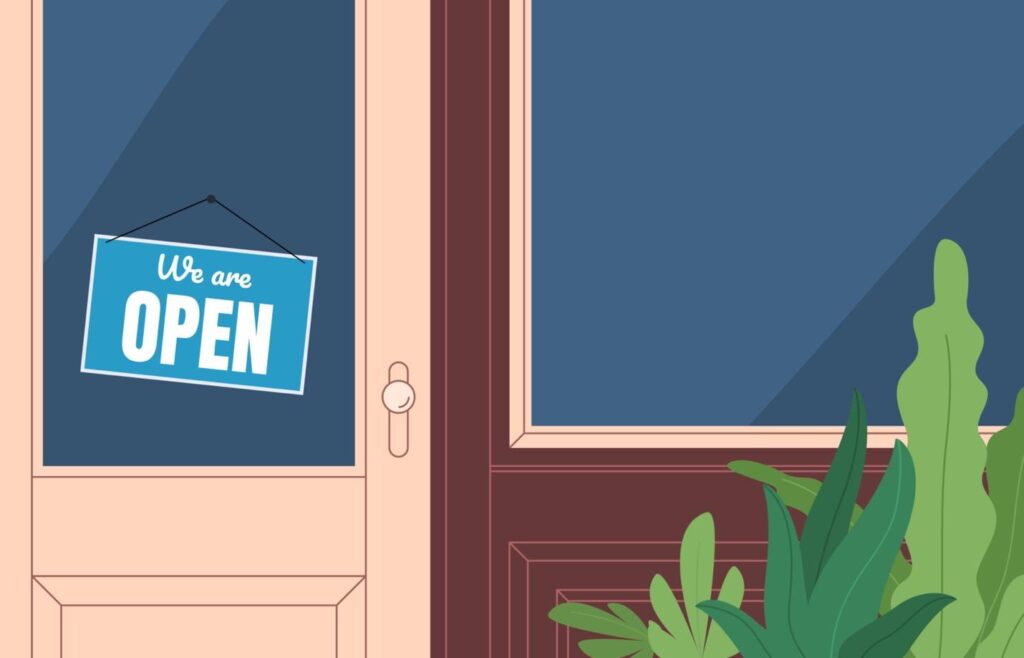 A door with a sign on itAI-generated content may be incorrect.